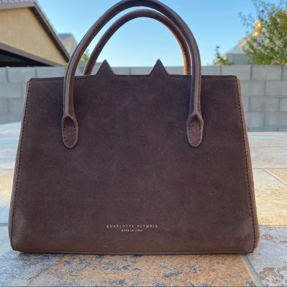 SOLD Charlotte Olympia Feline Petit Poitier Tote - Picture 6 of 12